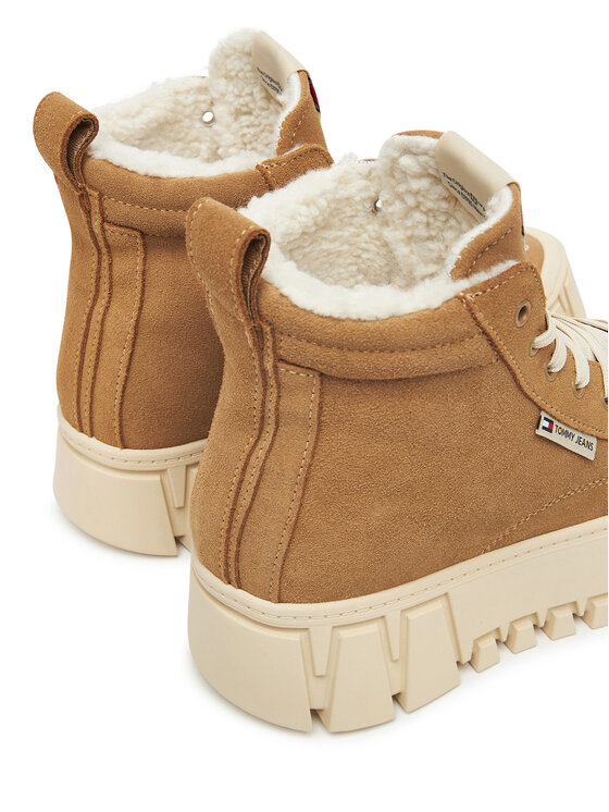 Tommy Jeans Tommy Jeans Sneakers Tjw Vulc Flatform Suede Wl EN0EN02894 Braun