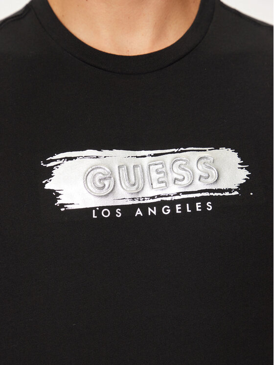 Guess Guess Majica M4BI61 K9RM1 Črna Slim Fit