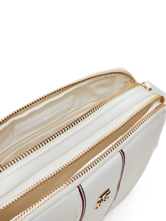 Tommy Hilfiger Tommy Hilfiger Handtasche Poppy Camera Bag Corp AW0AW17230 Weiß