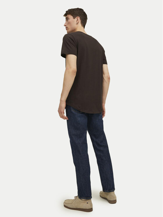 Jack&Jones Jack&Jones Majica Jjenoa 12113648 Rjava Long Line Fit