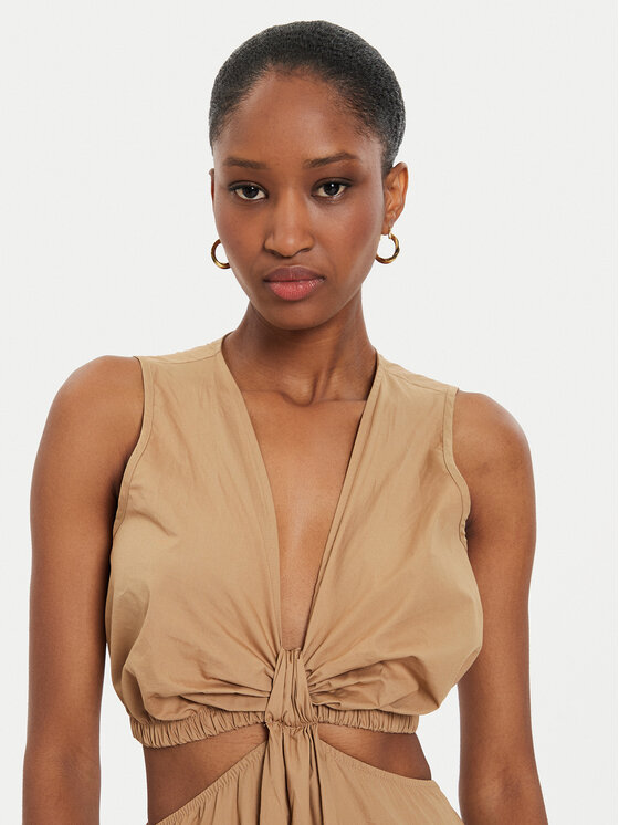 ViCOLO ViCOLO Rochie de vară TB2502 Bej Regular Fit