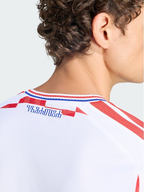 adidas adidas Koszulka techniczna 172368 Biały Slim Fit