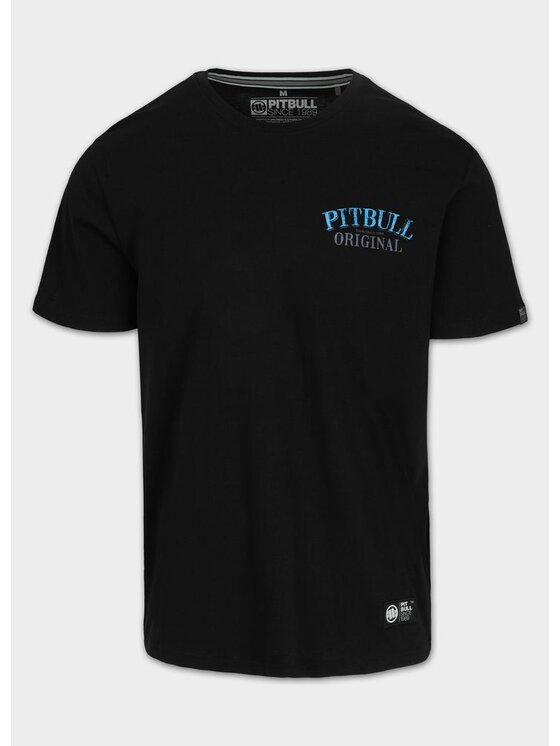 PITBULL PITBULL T-Shirt Koszulka męska MIDNIGHT S Czarny Regular Fit