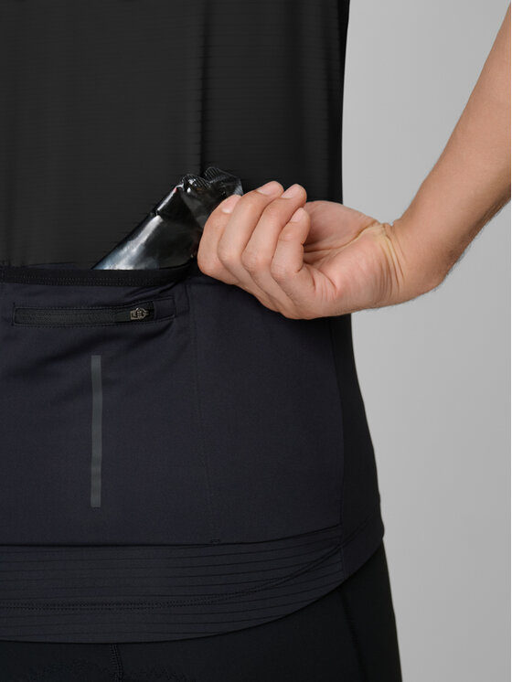 4F 4F Koszulka rowerowa ALTERNATIVE PATH Czarny Slim Fit