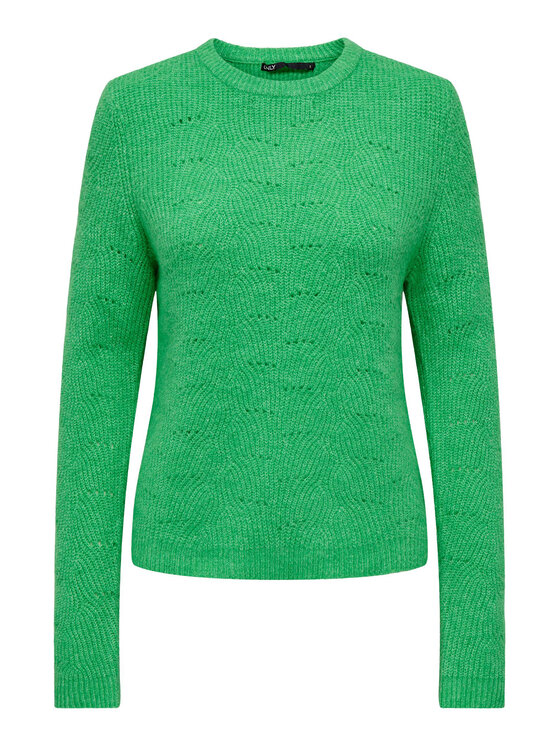 ONLY ONLY Pulover 15234745 Zelena Regular Fit