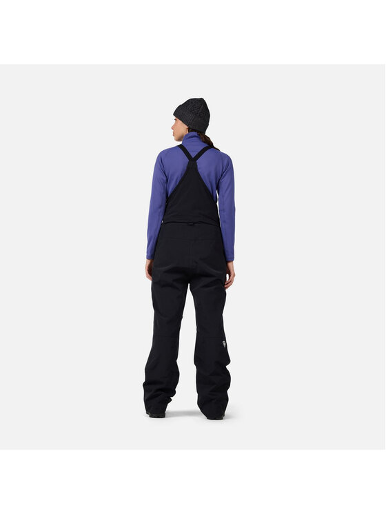 Rossignol Rossignol Spodnie narciarskie W Outerlimits Insulated Bib Czarny Relaxed Fit