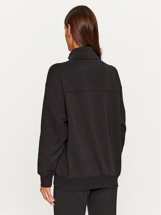 Champion Champion Mikina Half Zip Sweatshirt 116590 Černá Oversize