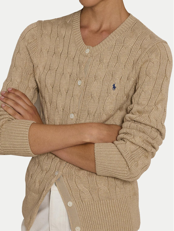 Polo Ralph Lauren Polo Ralph Lauren Strickjacke 211891643021 Beige Slim Fit