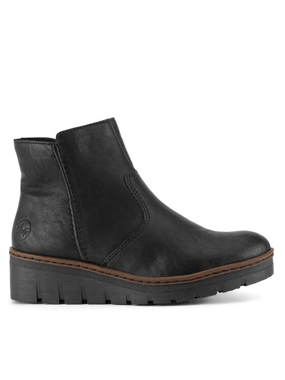 Rieker Rieker Botine X9165-00 Negru