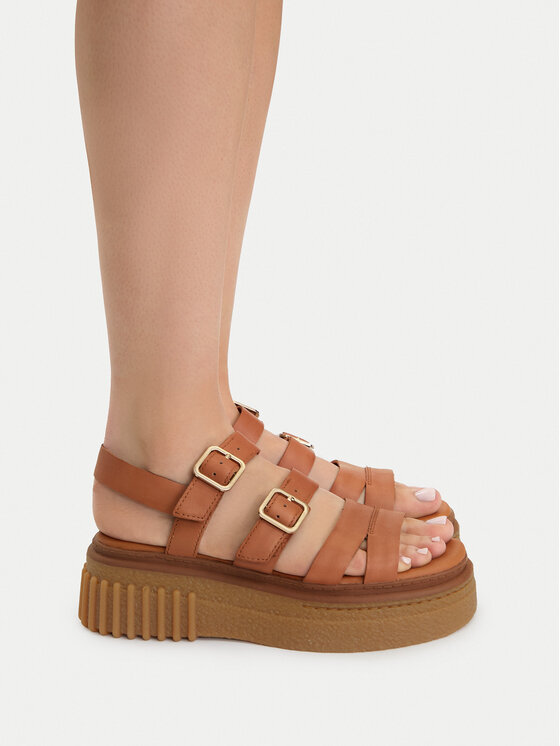 Clarks Clarks Босоніжки Evamar Strap 26185889 Коричневий