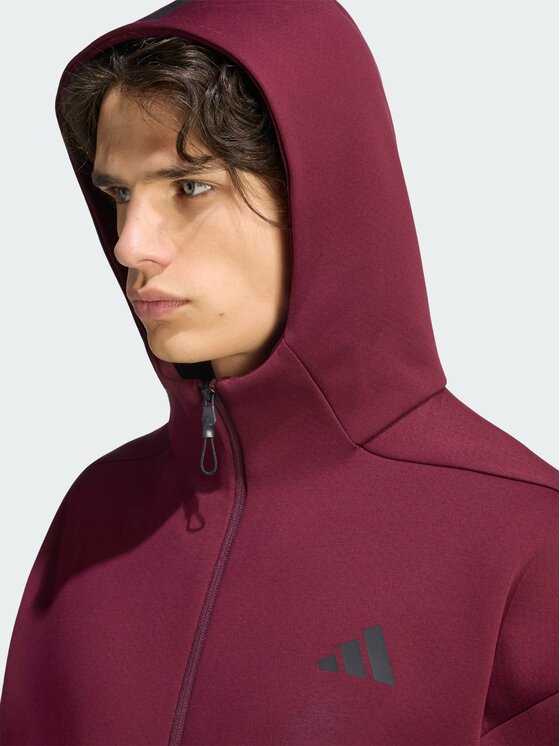 adidas adidas Bluza techniczna 165588 Bordowy Regular Fit