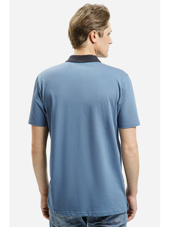 Cross Jeans Cross Jeans Polo 16066-005 Niebieski Regular Fit