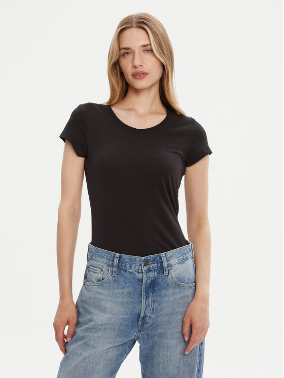 G-Star Raw G-Star Raw T-shirt Eyben D24533-4107 Crna Slim Fit
