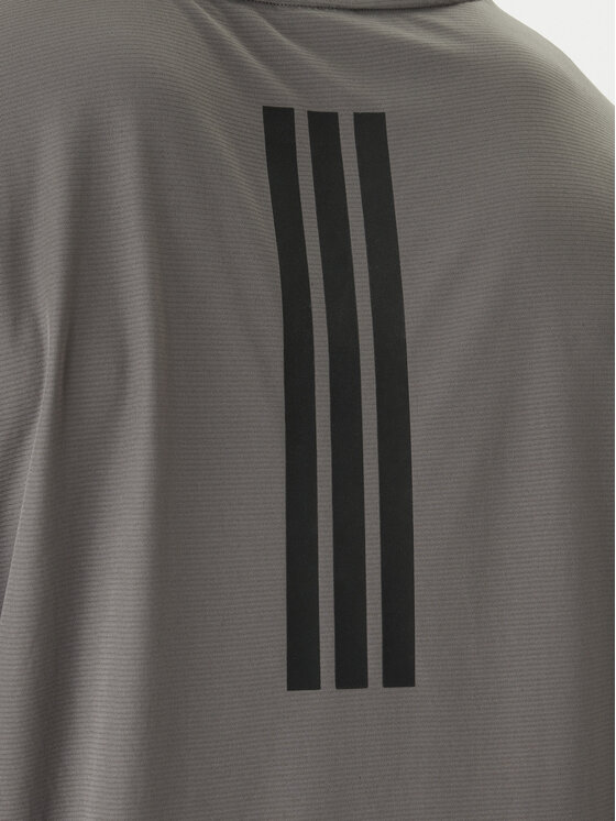 adidas adidas Koszulka techniczna D4T PrimeLift 3 Stripes KE9936 Szary Regular Fit