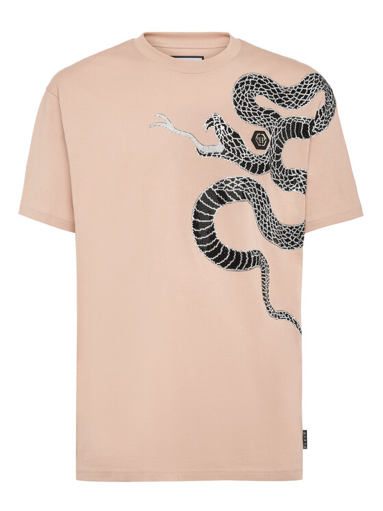 PHILIPP PLEIN PHILIPP PLEIN T-shirt 1535 Beige Regular Fit