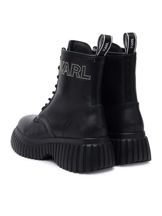 KARL LAGERFELD KARL LAGERFELD Schnürschuhe KL44475 Schwarz