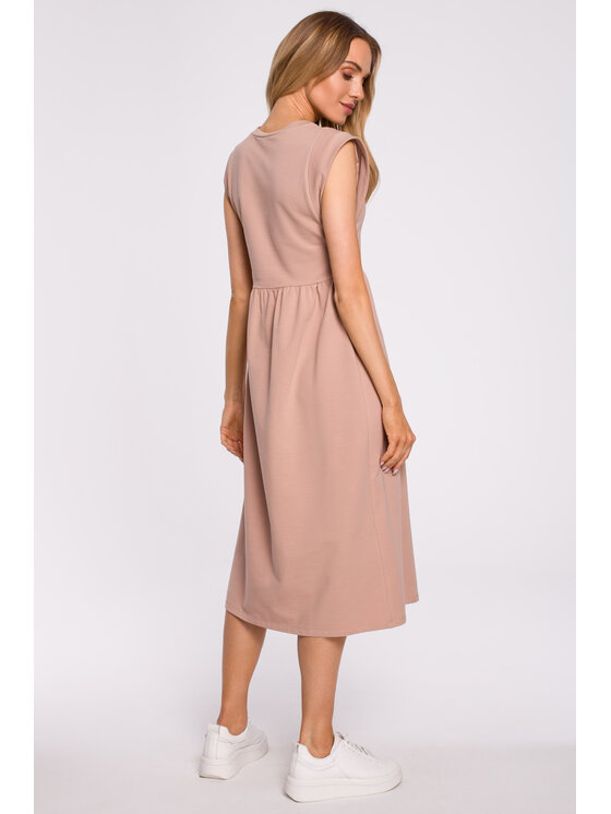 Made of Emotion Made of Emotion Vestito estivo M581 Beige Custom Fit