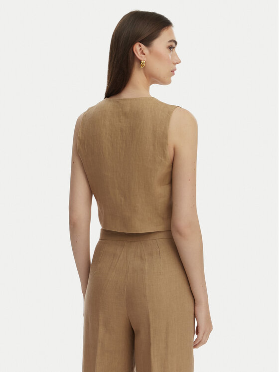 Marella Marella Anzugweste Veranda 2615151032 Beige Regular Fit