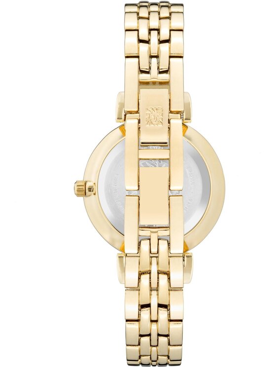 Anne Klein Anne Klein Zegarek AK-2158BKGB Złoty
