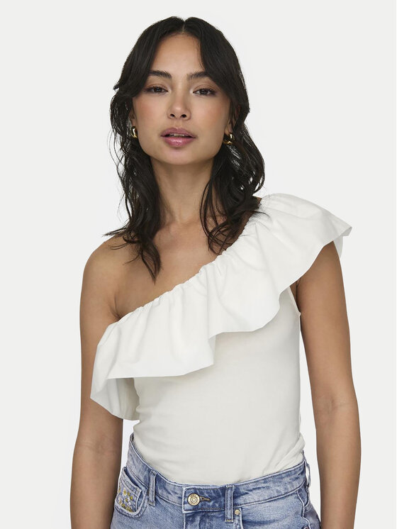 ONLY ONLY Blusa Soffy 15320339 Bianco Regular Fit
