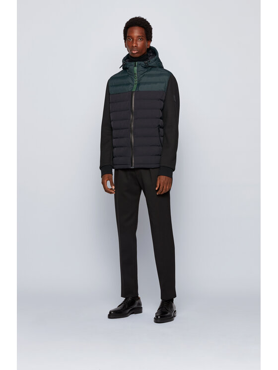 BOSS Boss Demisezoninė striukė Celran 50436507 Juoda Regular Fit