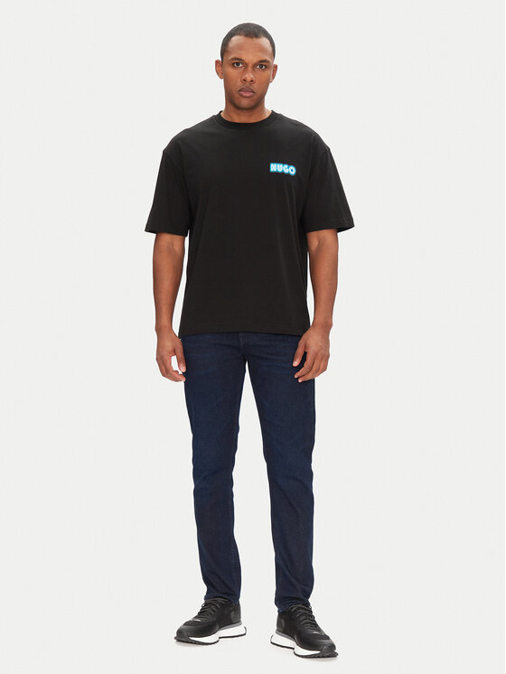 BOSS BOSS Džinsai H-Delaware 50523239 Tamsiai mėlyna Slim Fit