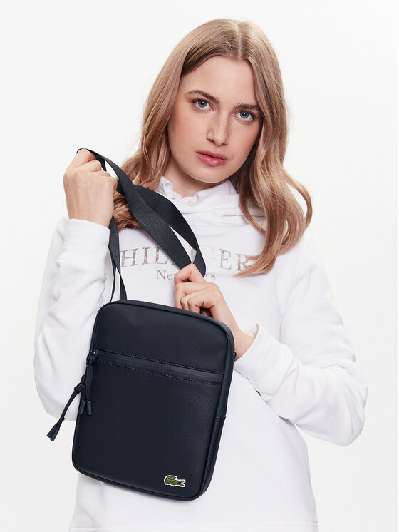 Lacoste Lacoste Geantă crossover M Flat Crossover Bag NH3308LV Albastru