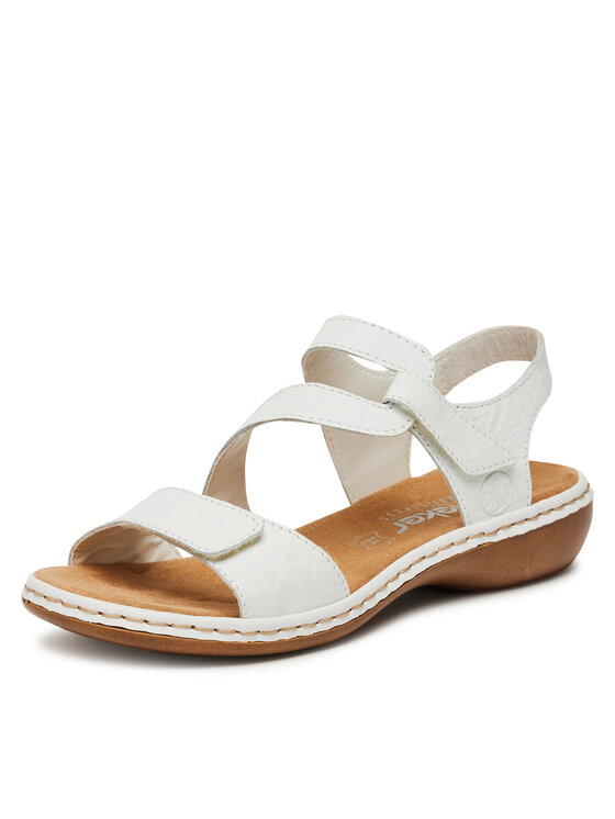 Rieker Rieker Sandalen 659C7-80 Weiß