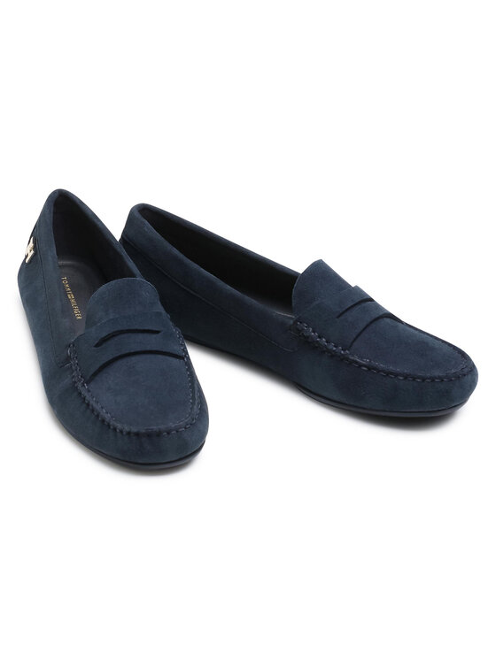 Tommy Hilfiger Tommy Hilfiger Mokasini Essential Moccasin FW0FW05638 Mornarsko modra