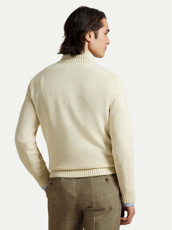 Polo Ralph Lauren Polo Ralph Lauren Sweter 710859939503 Écru Regular Fit