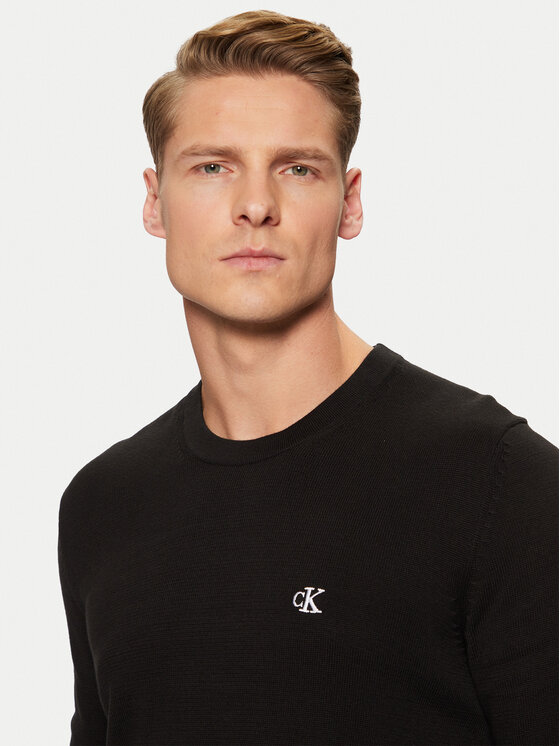 Calvin Klein Jeans Calvin Klein Jeans Džemper J30J326745 Crna Regular Fit