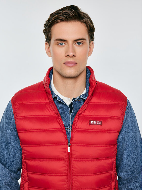 BIG STAR BIG STAR Kamizelka JAXOON Czerwony Basic Fit