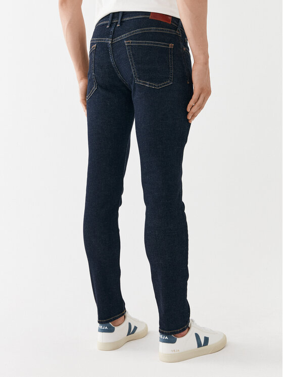 Pepe Jeans Pepe Jeans Jeansy Hatch PM206322 Tmavomodrá Slim Fit
