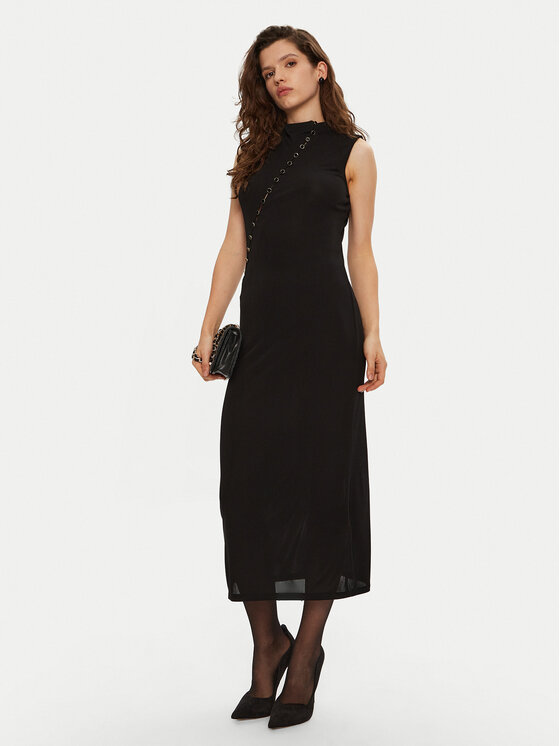 Bruuns Bazaar Bruuns Bazaar Koktel haljina BBW3707 Crna Regular Fit