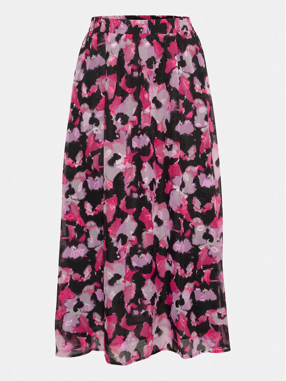 Kaffe Kaffe Spódnica midi Amanda 10508165 Różowy Regular Fit