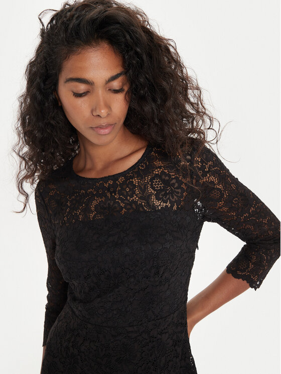 Morgan Morgan Rochie cocktail 242-RAMPLE Negru Slim Fit