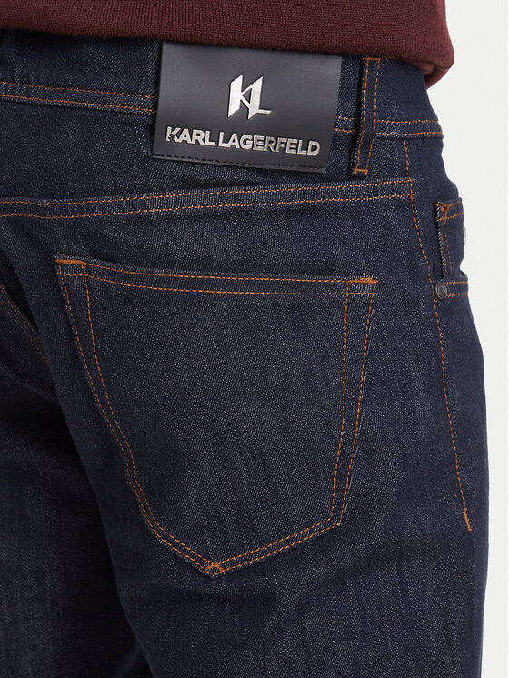 KARL LAGERFELD KARL LAGERFELD Jeansy 265501 564882 Granatowy Regular Fit