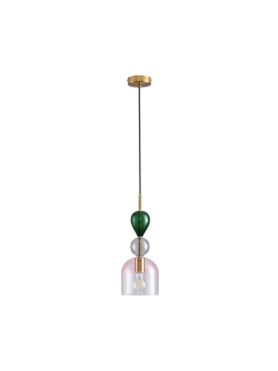 MIAhome MIAhome Lampa wisząca PASTELLO PINK kolorowa 15 cm Kolorowy