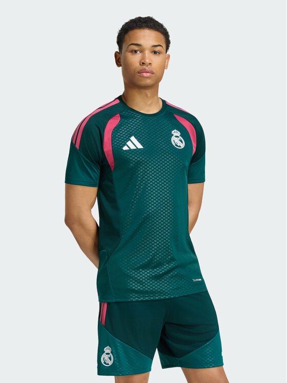 adidas adidas Koszulka techniczna 169130 Zielony Slim Fit
