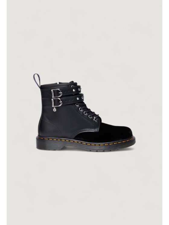 Dr. Martens Dr. Martens Anfibi 1460 Wdn Smooth+Velvet Nero