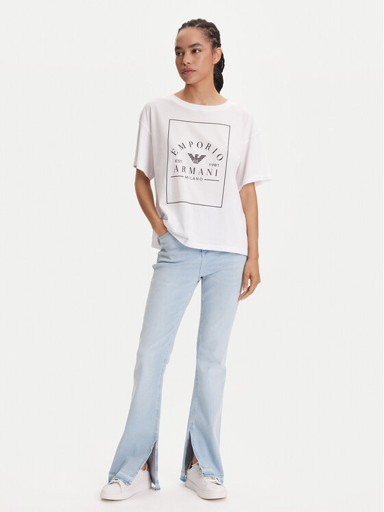 Emporio Armani Underwear Emporio Armani Underwear T-Shirt EW000553 AF10887 U0002 Biały Loose Fit