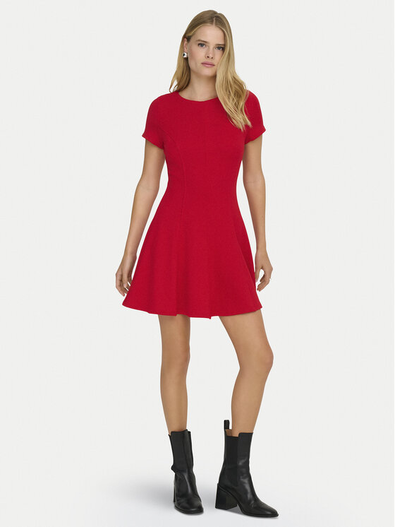 ONLY ONLY Ежедневна рокля Kenya 15370506 Червен Regular Fit