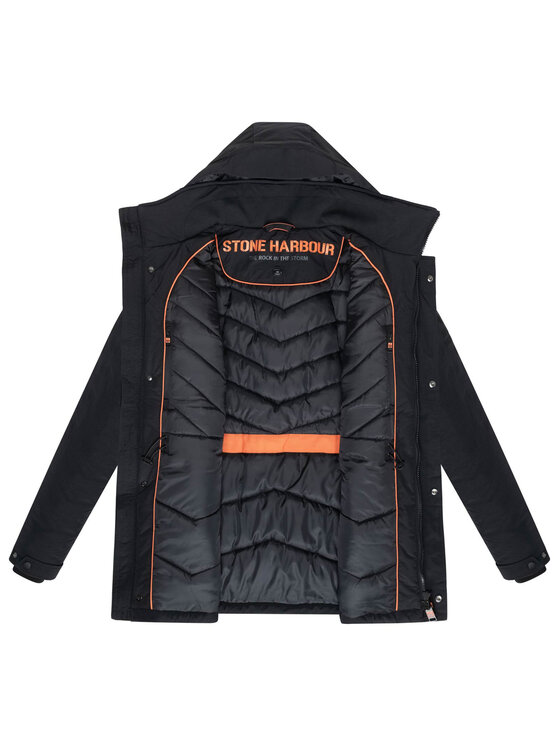 Stone Harbour Stone Harbour Kurtka zimowa Wadiim Czarny Regular Fit