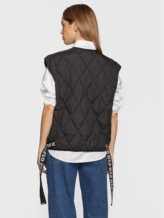 Ice Play Ice Play Bodywarmer 23E U2M0 J031 6408 9000 Schwarz Relaxed Fit
