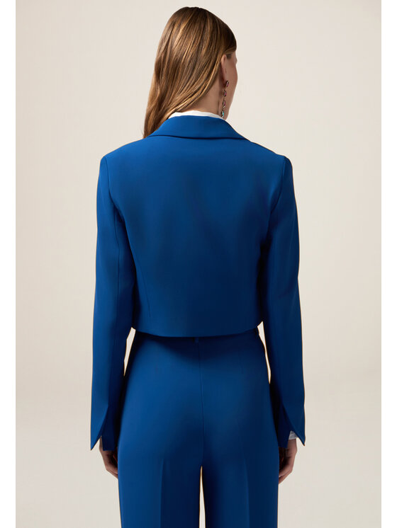 Oltre Oltre Giacca outdoor Q742R004554N024 Turchese Cropp Fit