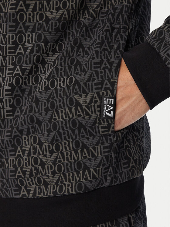 EA7 Emporio Armani EA7 Emporio Armani Bluza 7M002206 AF12660 FC099 Czarny Regular Fit