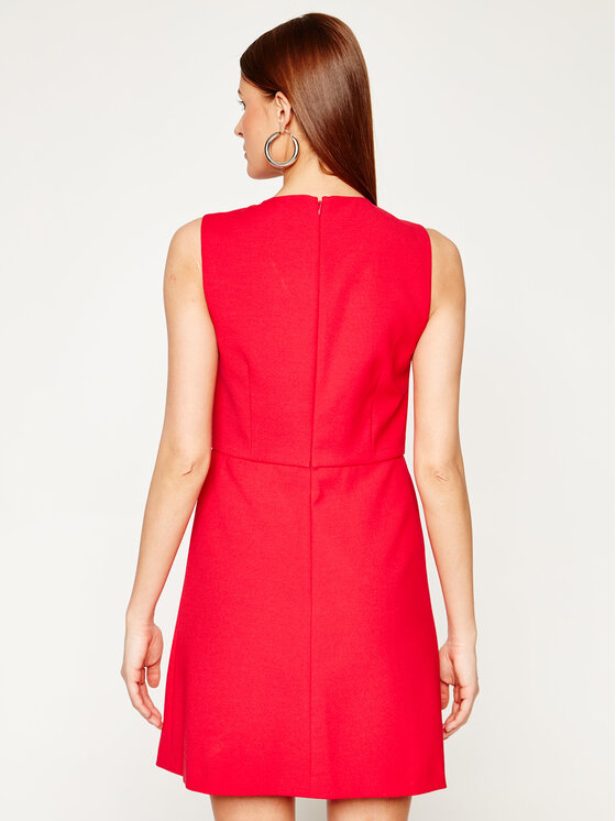 Red Valentino Red Valentino Φόρεμα καθημερινό TR3VAM15 Κόκκινο Slim Fit