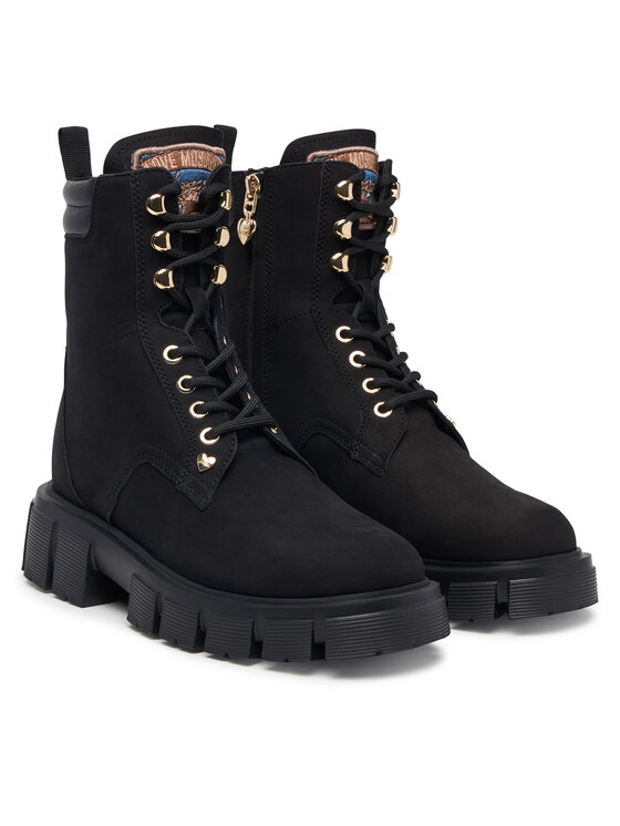 LOVE MOSCHINO LOVE MOSCHINO Черевики JA24205G0PIP0000 Чорний