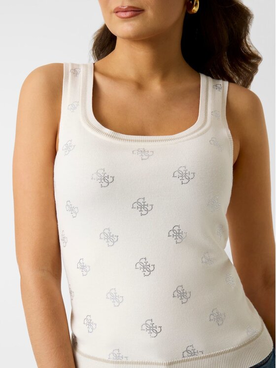 Guess Guess Svetr 181276 Bílá Classic Fit