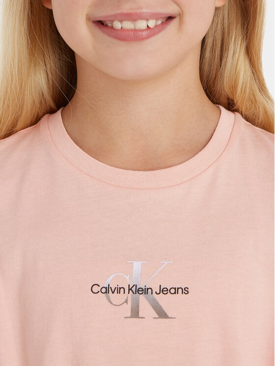 Calvin Klein Jeans Calvin Klein Jeans T-shirt Monogram IG0IG02103 Ružičasta Regular Fit